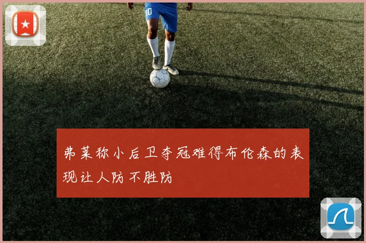 弗莱称小后卫夺冠难得布伦森的表现让人防不胜防